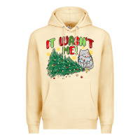 Pina Colada it wasn't me! christmas cat Premium Hoodie - MaliasSmallBusiness