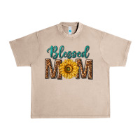 French Oak western blessed mom with sunflower Urban Heavy Tee - texasbilliewilder