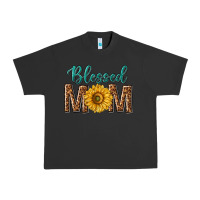 Pigment Black western blessed mom with sunflower Urban Heavy Tee - texasbilliewilder