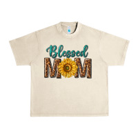 Sandshell western blessed mom with sunflower Urban Heavy Tee - texasbilliewilder
