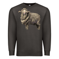 Smoke merino wool sheep Premium Sweatshirt - LillyAllenDesigns