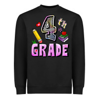 Black Fourth Grade Heavyweight Sweatshirt - RanaPortraitStore