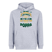 Heather Grey i'm not retired i'm a professional poppa Heavyweight Hoodie - Jasminsmagicworld