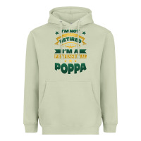 Matcha i'm not retired i'm a professional poppa Heavyweight Hoodie - Jasminsmagicworld