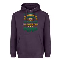 Plum i'm not retired i'm a professional poppa Heavyweight Hoodie - Jasminsmagicworld