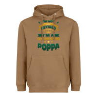 Toasted Coconut i'm not retired i'm a professional poppa Heavyweight Hoodie - Jasminsmagicworld
