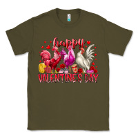 Army Green happy valentines day Classic Tee - RacoonDesign