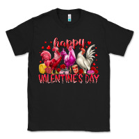 Black happy valentines day Classic Tee - RacoonDesign