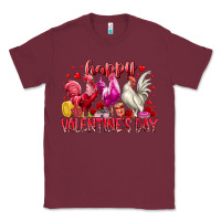 Burgundy happy valentines day Classic Tee - RacoonDesign