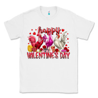 White happy valentines day Classic Tee - RacoonDesign