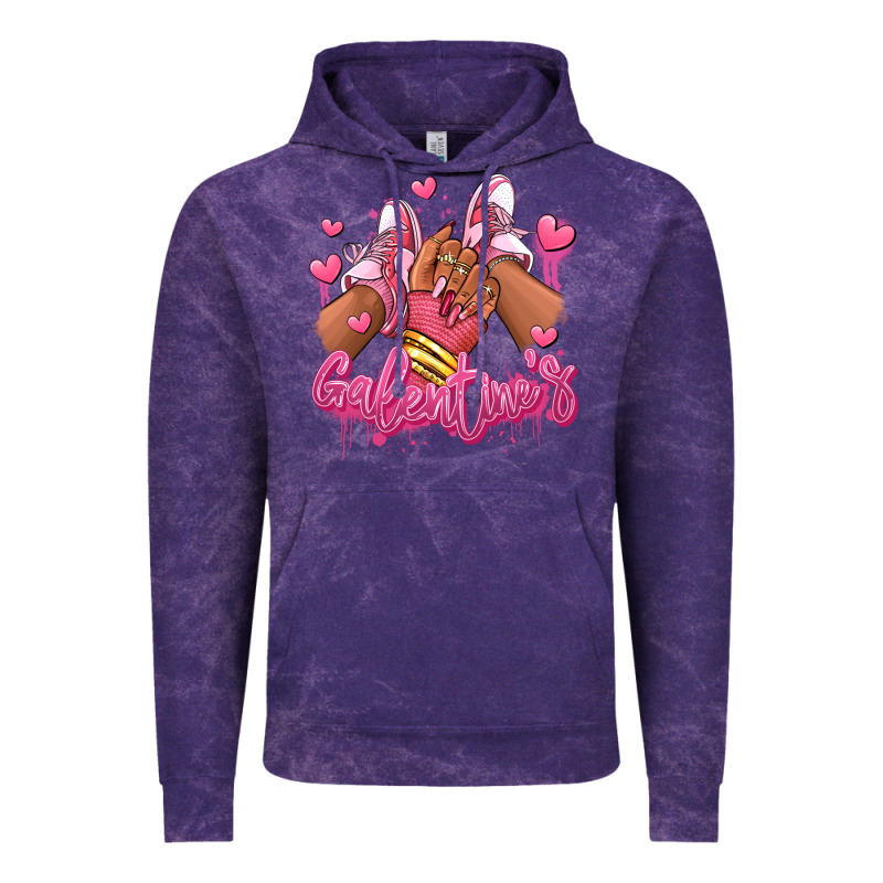 Galentines Afro Girl Sneakers Vintage Hoodie by RanaPortraitStore | Teevron