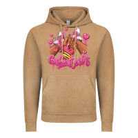 Vintage Camel galentines afro girl sneakers Vintage Hoodie - RanaPortraitStore