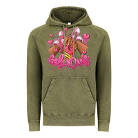 Vintage Olive galentines afro girl sneakers Vintage Hoodie - RanaPortraitStore