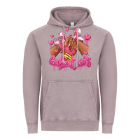 Vintage Zinc galentines afro girl sneakers Vintage Hoodie - RanaPortraitStore