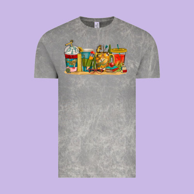 Vintage Tee teacher fuel coffee cups