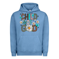 Pigment Pebble Blue child of god Urban Hoodie - Artiststas
