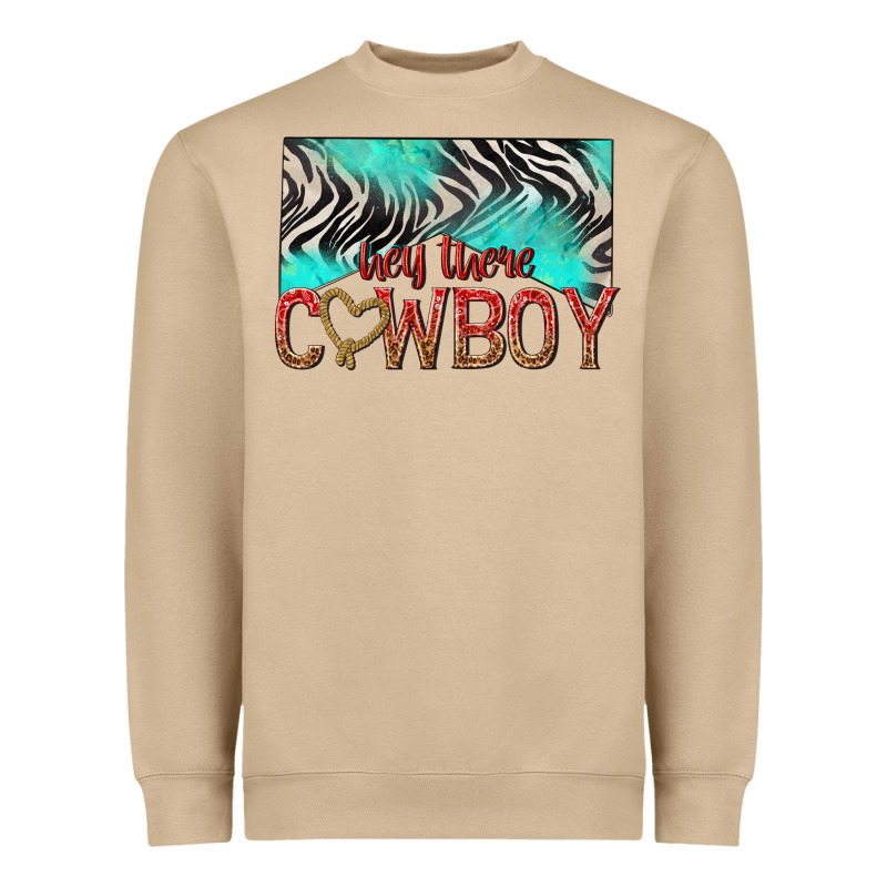 Hey There Cowboy Heavyweight Sweatshirt by texasbilliewilder | Teevron