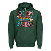 Sports Green hot mom summer Zipper Hoodie - AdoDesignShop