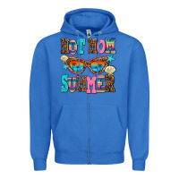 True Royal hot mom summer Zipper Hoodie - AdoDesignShop