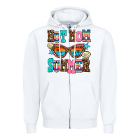 White hot mom summer Zipper Hoodie - AdoDesignShop