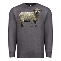 Charcoal Heather hampshire sheep Premium Sweatshirt - LillyAllenDesigns