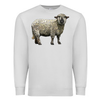 Dove Grey hampshire sheep Premium Sweatshirt - LillyAllenDesigns