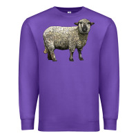 Purple hampshire sheep Premium Sweatshirt - LillyAllenDesigns