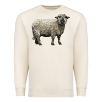 Sandshell hampshire sheep Premium Sweatshirt - LillyAllenDesigns
