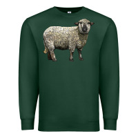 Sports Green hampshire sheep Premium Sweatshirt - LillyAllenDesigns