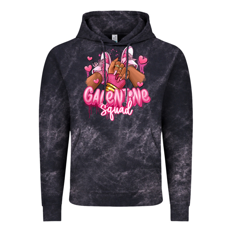 Galentine Squad Afro Girl Sneakers Vintage Hoodie by RanaPortraitStore | Teevron