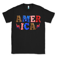Black america thunderbolt Classic Tee - HRA Design Shop
