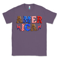 Lavender america thunderbolt Classic Tee - HRA Design Shop