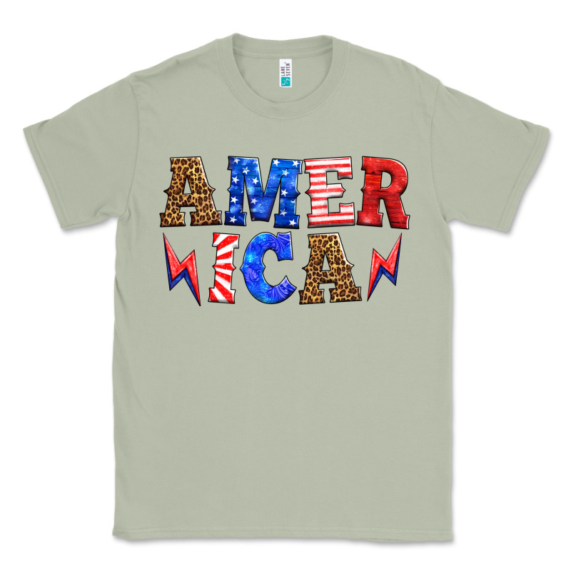 America Thunderbolt Classic Tee by HRA Design Shop | Teevron