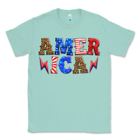 Seafoam america thunderbolt Classic Tee - HRA Design Shop