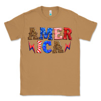 Toasted Coconut america thunderbolt Classic Tee - HRA Design Shop