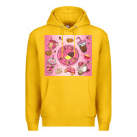 Lemon cafecito y chisme Premium Hoodie - MaliasSmallBusiness