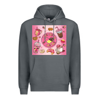Rock cafecito y chisme Premium Hoodie - MaliasSmallBusiness
