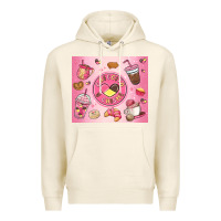 Tofu cafecito y chisme Premium Hoodie - MaliasSmallBusiness