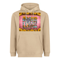 Mushroom mama llama sunflowers Heavyweight Hoodie - LillyAllenDesigns