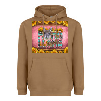 Toasted Coconut mama llama sunflowers Heavyweight Hoodie - LillyAllenDesigns