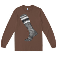 Chestnut black sock fa element Long Sleeve Tee - FaDigitalArtStudio