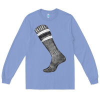 Colony Blue black sock fa element Long Sleeve Tee - FaDigitalArtStudio