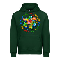 Forest Green what makes you different is what makes you beautif Urban Hoodie - Artiststas