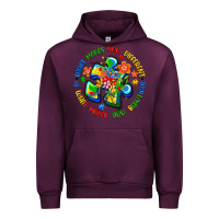 Mauve Wine what makes you different is what makes you beautif Urban Hoodie - Artiststas