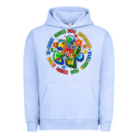 Pigment Grape Ice what makes you different is what makes you beautif Urban Hoodie - Artiststas
