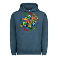 Pigment Midnight Navy what makes you different is what makes you beautif Urban Hoodie - Artiststas