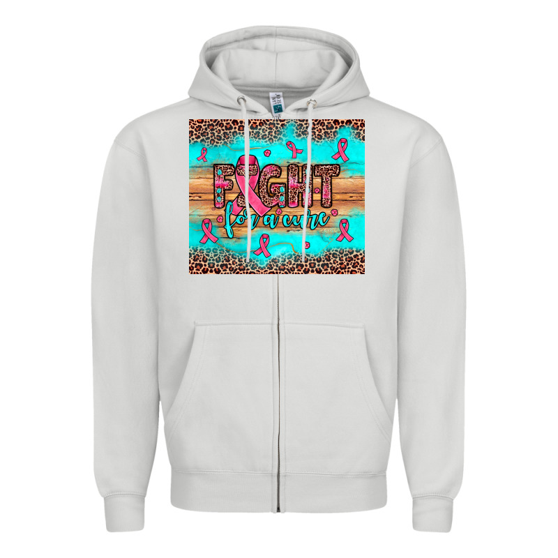 Fight For A Cure Zipper Hoodie by JahusDesignShop | Teevron