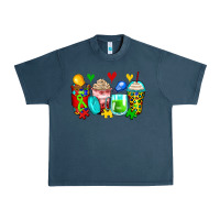Midnight Navy autism coffee cups Urban Heavy Tee - Zillion Design Studio