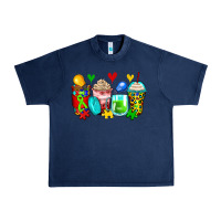 Navy autism coffee cups Urban Heavy Tee - Zillion Design Studio