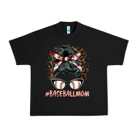 Black baseballmom messy bun Urban Heavy Tee - BarkalooDesign
